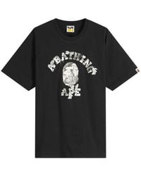 A Bathing Ape - Tree Edge Camo College T-Shirt - Lyst