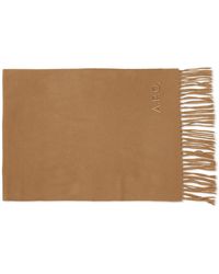 A.P.C. - Ambroise Embroidered Scarf - Lyst