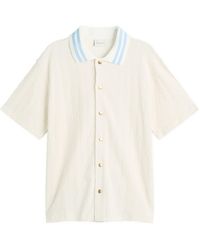 Drole de Monsieur - Monogramme Towelling Shirt - Lyst