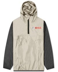 COMME DES GARÇONS PLAY - X K-Way Half Zip Block Colour Jacket - Lyst