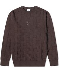 Pop Trading Co. - Check Panel Crew Knit - Lyst