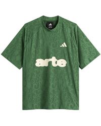 adidas - X Arte Engineered Lace Jersey T-Shirt - Lyst