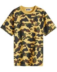 A Bathing Ape - 1St Camo One Point T-Shirt - Lyst