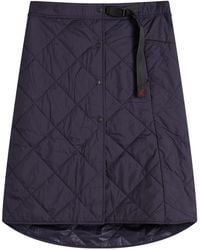 Gramicci - Quilted Thermal Midi Skirt - Lyst
