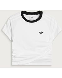 adidas - X Jennie Layer Crop T-Shirt - Lyst