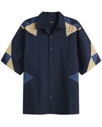 A.P.C. - Patchwork Shirt Jacket - Lyst