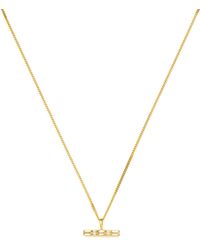 Missoma - X Lucy Williams T-Bar Stone Pendant Necklace - Lyst