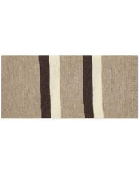 Our Legacy Ivy Striped Scarf - Natural