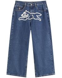 ICECREAM - Running Dog Triple Scoop Wide Denim Jeans - Lyst