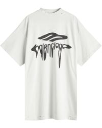 Balenciaga バレンシアガ / Wavy Logo Oversized T-Shirt balenciaga-Faded-Wash-