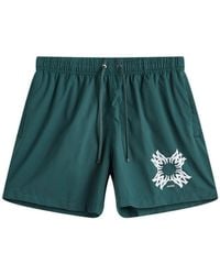 Amiri - Quad Print Swim Shorts - Lyst