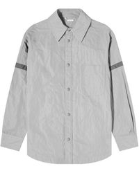 Thom Browne - Oversized Tonal Shirt Jacket - Lyst
