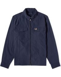Fred Perry - Zip Overshirt - Lyst