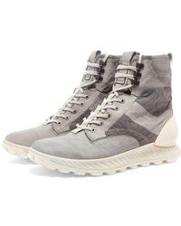 Stone Island Garment Dyed Military Boot - Gray