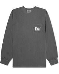 thisisneverthat - That Pocket Long Sleeve T-Shirt - Lyst