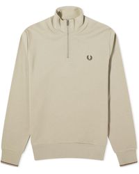 Fred Perry - Half Zip Sweat - Lyst