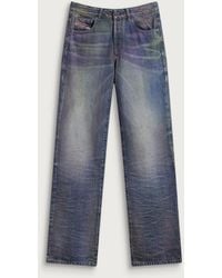 DIESEL - D-Liet Straight Leg Jeans - Lyst
