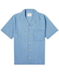 Folk - Short Sleeve Soft Collar Shirt - Lyst