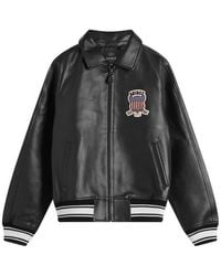 Avirex - Icon Leather Jacket - Lyst