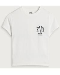 END. - Monogram Baby T-Shirt - Lyst