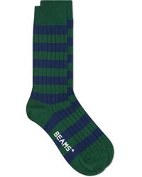 Beams Plus - Rib Stripe Sock - Lyst