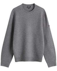A.P.C. - Thomas Wafle Knit Jumper - Lyst