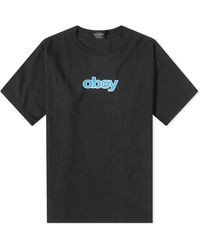 Obey - Stack Heavyweight T-Shirt - Lyst