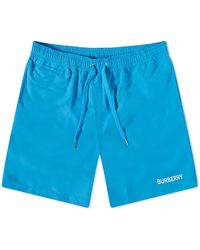 Burberry - Martin Logo Swim Shorts - Lyst