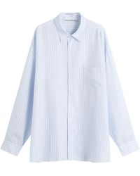 Acne Studios - Oversized Stripe Shirt - Lyst