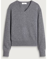 DUNST - Cashmere V-Neck Sweater - Lyst