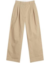 DUNST - Wide Chino Trousers - Lyst