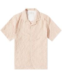 Officine Generale - Eren Embroidered Vacation Shirt - Lyst