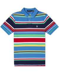 Polo Ralph Lauren - Multi Stripe Polo Shirt - Lyst