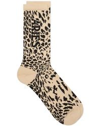 Aries - J'Adoro Leopard Sock - Lyst