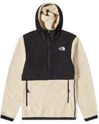 The North Face Denali 2 Popover Fleece Hoodie in Orange for Men | Lyst