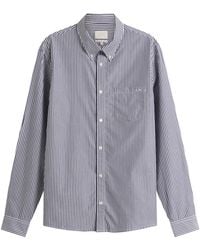 A.P.C. - New Greg Stripe Poplin Shirt - Lyst
