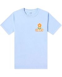 Obey - Make Art Not War Flower T-Shirt - Lyst