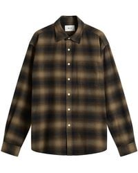NN07 - Deon Check Flannel Shirt - Lyst