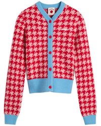 ICECREAM - Houndstooth Knit Cardigan - Lyst