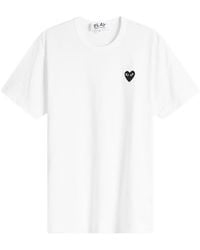 COMME DES GARÇONS PLAY - Basic Logo T-Shirt - Lyst