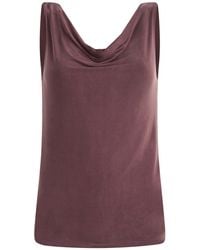 Peachy Den - Kylie Cupro Top - Lyst
