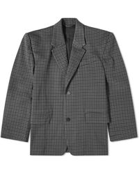 Balenciaga - Houndstooth Oversized Tailored Jacket - Lyst
