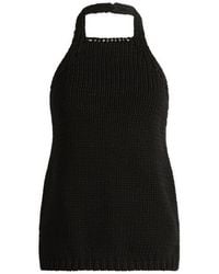 Rohe - Rohe Chunky Knit Halter Top - Lyst