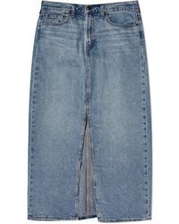 Levi's - Levis Vintage Clothing Ankle Column Skirt - Lyst