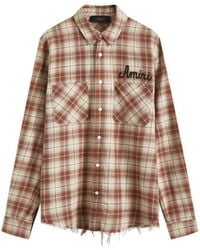 Amiri - Plaid Shirt - Lyst