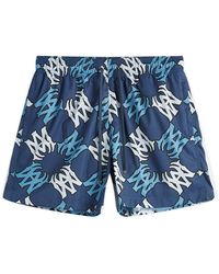 Amiri - Quad Print Swim Shorts - Lyst
