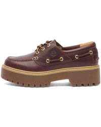 Timberland - Stone Street Platform Boat Shoe - Lyst