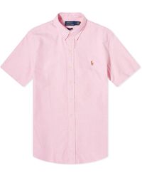 Polo Ralph Lauren - Short Sleeve Oxford Button Down Shirt - Lyst