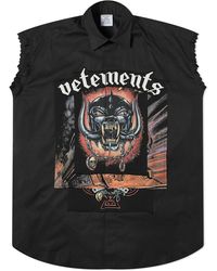 Vetements - Motorhead Sleeveless Jersey Shirt - Lyst