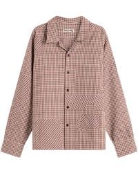 STORY mfg. - Story Mfg Patchwork Check Long Sleeve Shirt - Lyst